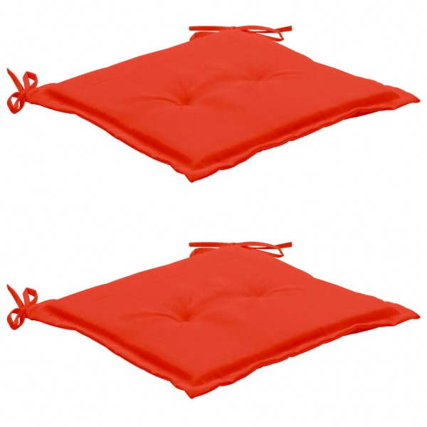 Acessórios de cadeira de jardim de tela Oxford vermelha 50x50x3 cm D