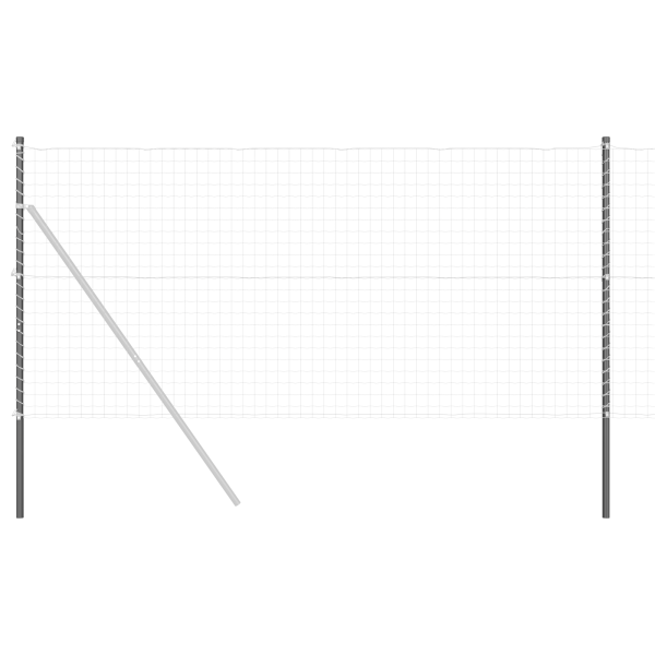 Postes de cerca 12 pcs Gris 130 cm M 2