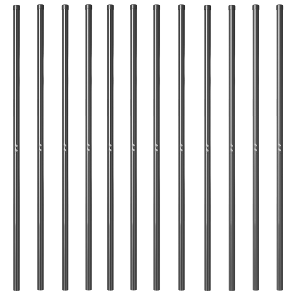 Postes de cerca 12 pcs Gris 130 cm M 3