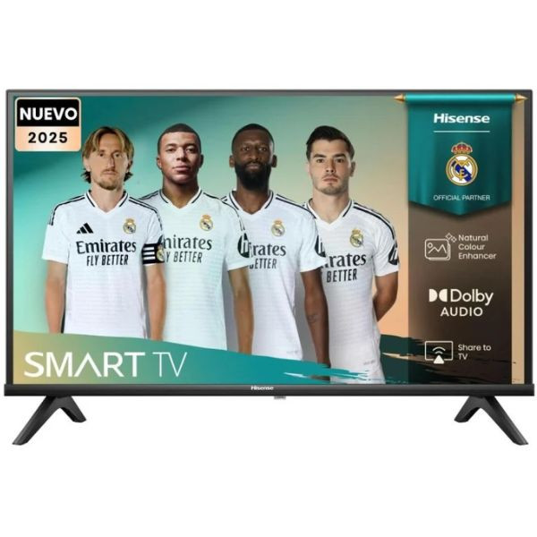Smart TV HISENSE 40" LED FHD 40A4Q negro D
