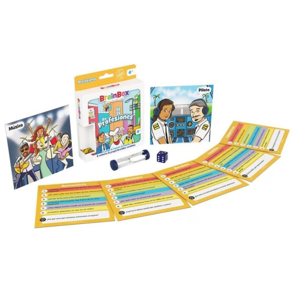 Profissões de jogos de tabuleiro de bolso Brainbox recomendadas para 4 anos de idade M 2