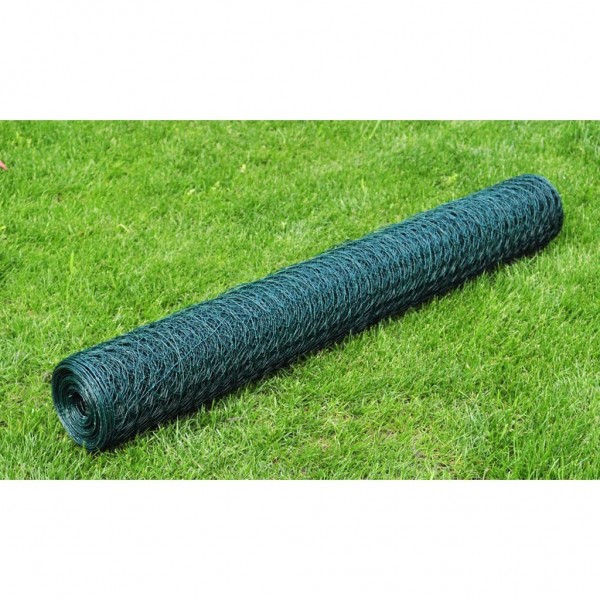 Arame galvanizado revestido de PVC verde 25x0,5 m D