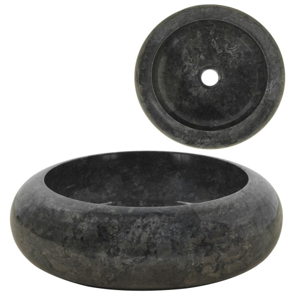 Lavabo 40x12 cm mármol negro Lavabo 40x12 cm mármol negro D