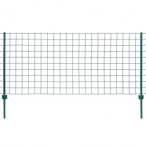 Euro Valla de acero verde 20x0.8 m D