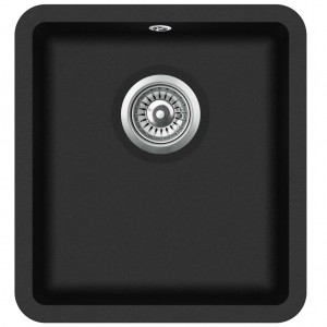 Lava-louça com 1 cuba granito preto H