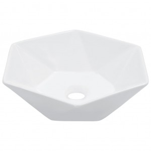 Lavabo 41x36.5x12 cm cerámica blanco D