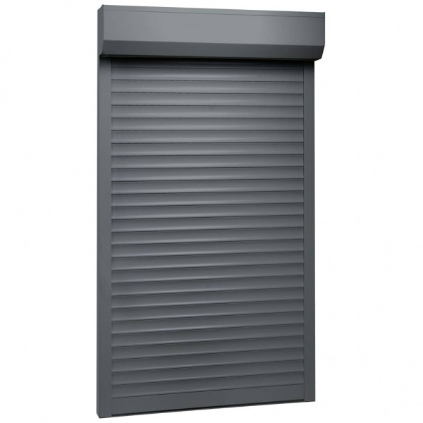 Persiana enrollable aluminio gris antracita 110x220 cm D