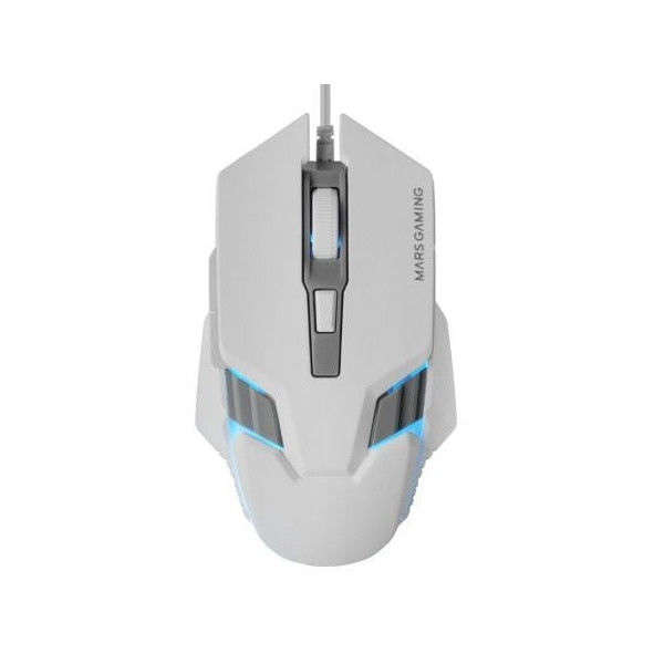 Ratón gaming Mars gaming MM024 blanco D