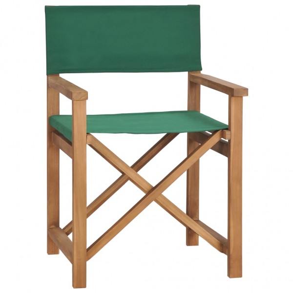 Cadeira do director madeira maciça de teca verde D