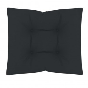 Cojín para sofá de palets de tela antracita 60x61.5x10 cm D