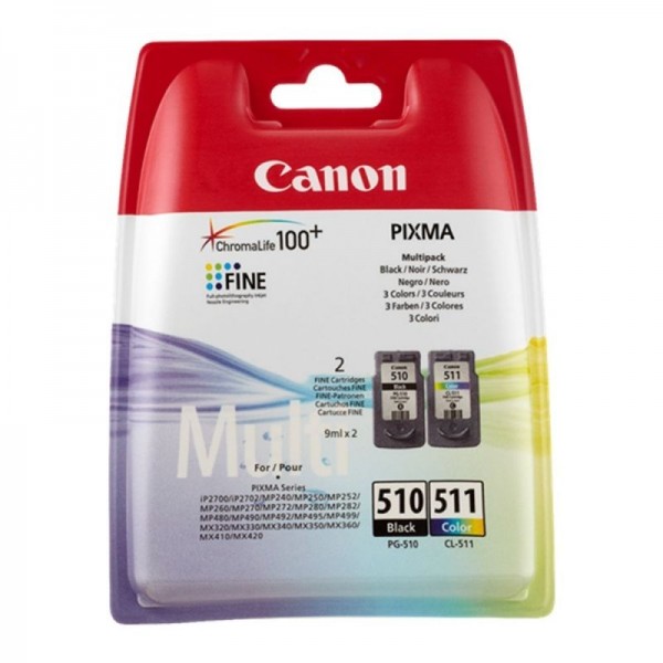 Multipack canon pg-510 + cl-511 Multipack canon pg-510 + cl-511 D