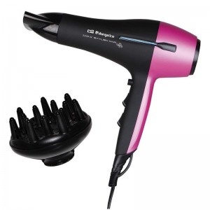 Secador de cabelo Orbegozo SE-2320 preto/rosa D