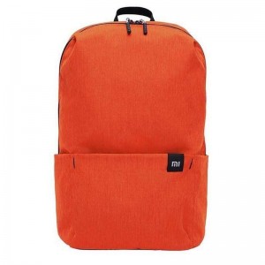 Mochila xiaomi mi casual daypack laranja - capacidade 10l - poliéster - bolso lateral D
