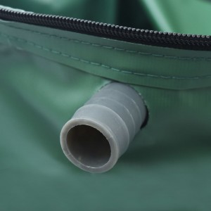 Depósito de agua de lluvia plegable con espita 1250 L H