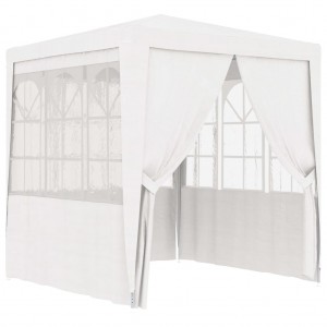 Carpa profesional para fiestas con paredes blanco 90 g/m² 2x2 m D