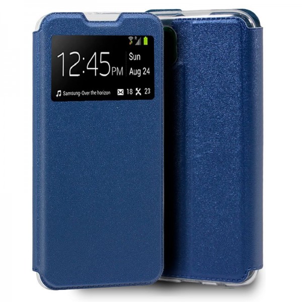 Funda Flip Cover Huawei P40 Lite Liso Azul D