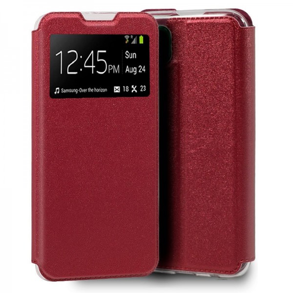 Funda Flip Cover Huawei P40 Lite Liso Rojo D