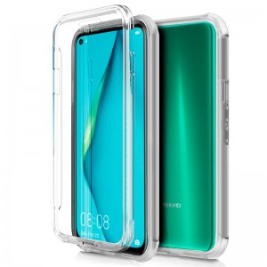 Fundação COOL Silicone 3D para Huawei P40 Lite (Border Transparent + Trash) D