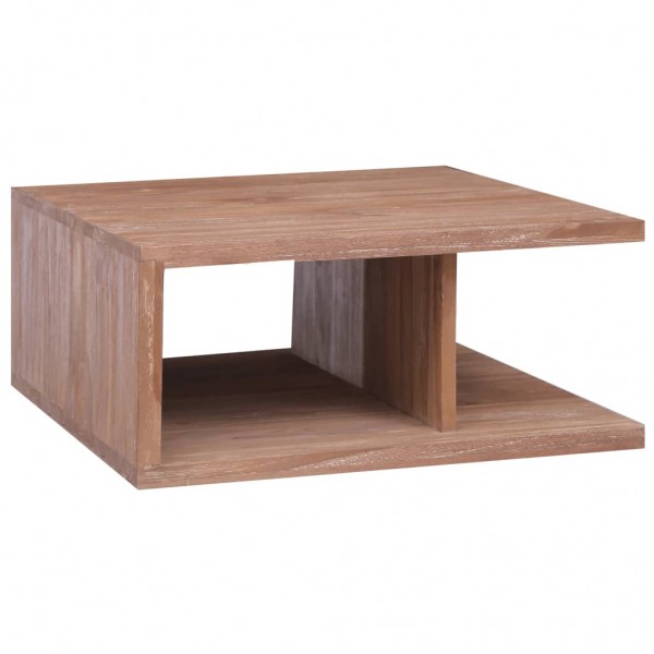 Mesa de centro de madera maciza de teca 170x70x30 cm D