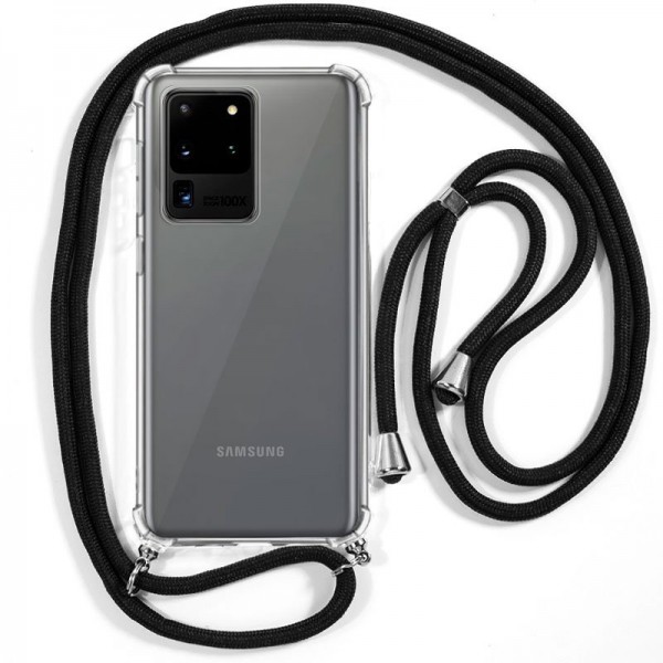 Carcaça COOL para Samsung G988 Galaxy S20 Ultra 5G Cord Preto D