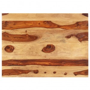 Superficie de mesa madera maciza de sheesham 15-16 mm 70x80 cm D