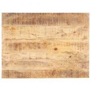 Superficie de mesa madera maciza de mango 15-16 mm 90x70 cm D