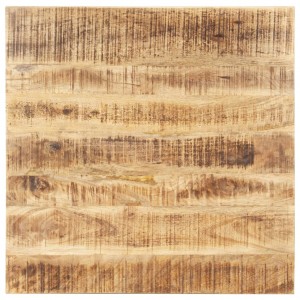 Superficie de mesa madera maciza de mango 25-27 mm 80x80 cm D