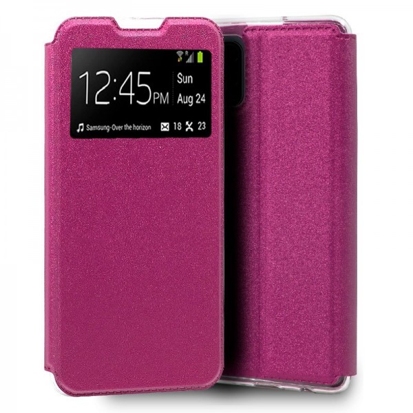Funda Flip Cover Xiaomi Mi 10 Lite Liso Rosa D