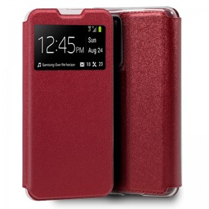 Funda COOL Flip Cover para Huawei P40 Liso Rojo D