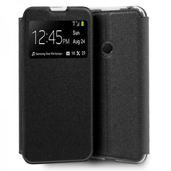 Funda COOL Flip Cover para Huawei Y6p Liso Negro D