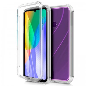 Fundação COOL Silicone 3D para Huawei Y6p (Border transparente + Lixo) D