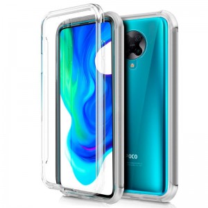 Fundação COOL Silicone 3D para Xiaomi Pocophone F2 Pro (Border Transparent + Trasera) D