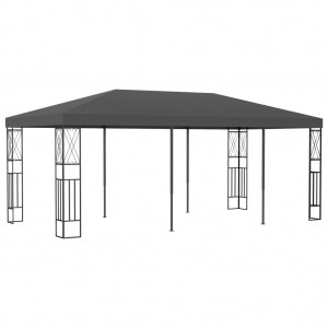 Refeitório de tecido cinza 3x6 m D