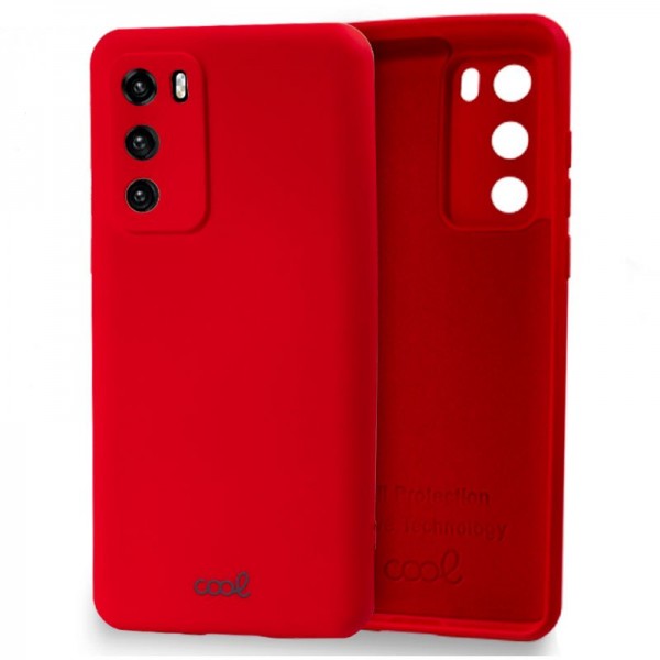 Carcaça Huawei P40 Cobertura vermelha D