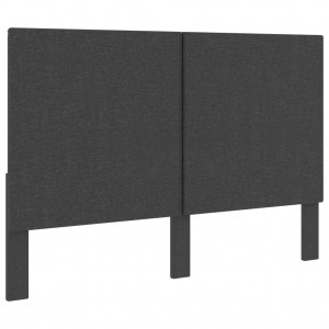 Cabecero de tela gris oscuro 180x200 cm D