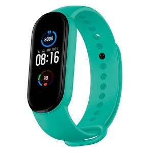 Correa COOL para Xiaomi Mi Band 5 / 6 / 7 / Amazfit Band 5 Liso Mint D