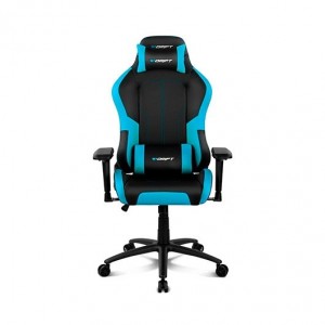 Cadeira de jogos DRIFT DR250BL preto e azul D