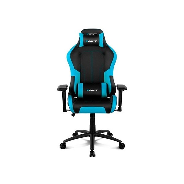 Cadeira de jogos DRIFT DR250BL preto e azul D