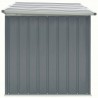 Caja de almacenamiento de jardín gris 171x99x93 cm 4