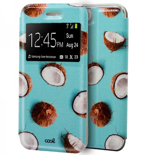 Funda COOL Flip Cover para iPhone 7 / 8 / SE (2020) / SE (2022) Dibujos Cocos D