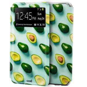 Fundação COOL Capa de Flip para Samsung A315 Galaxy A31 Desenhos de abacate D