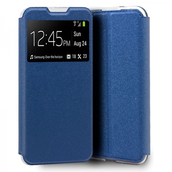 Funda Flip Cover Xiaomi Redmi 9A Liso Azul D