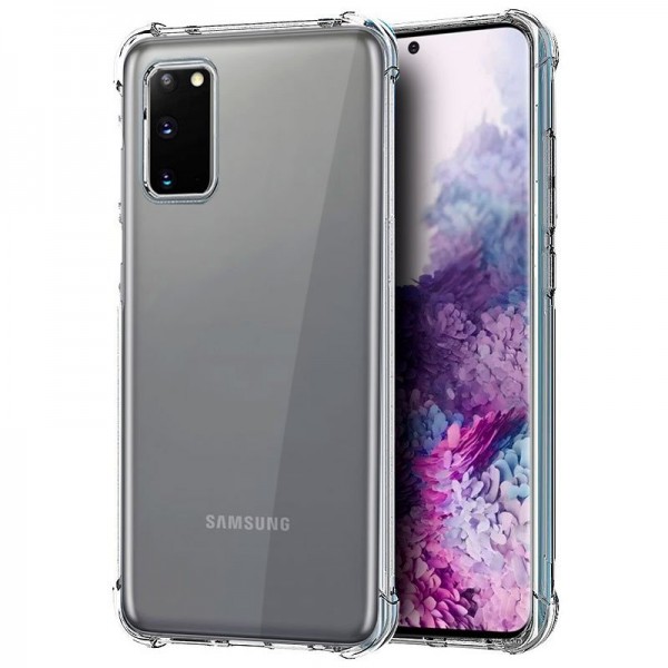 Carcaça Samsung G980 Galaxy S20 AntiShock Transparente D