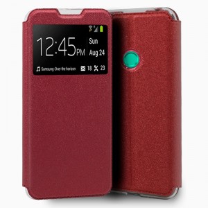 Funda Flip Cover Huawei P Smart 2020 Liso Vermelho D