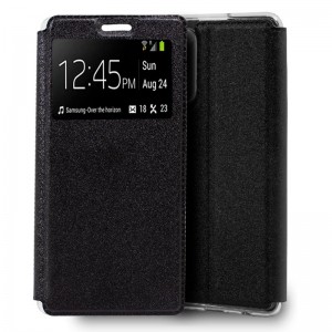 Funda COOL Flip Cover para Samsung N985 Galaxy Note 20 Ultra Liso Negro D
