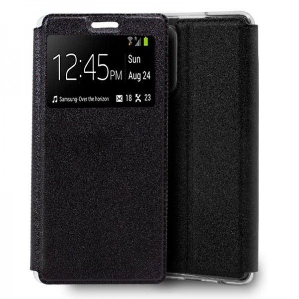 Funda Flip Cover Samsung N985 Galaxy Note 20 Ultra Liso Negro D