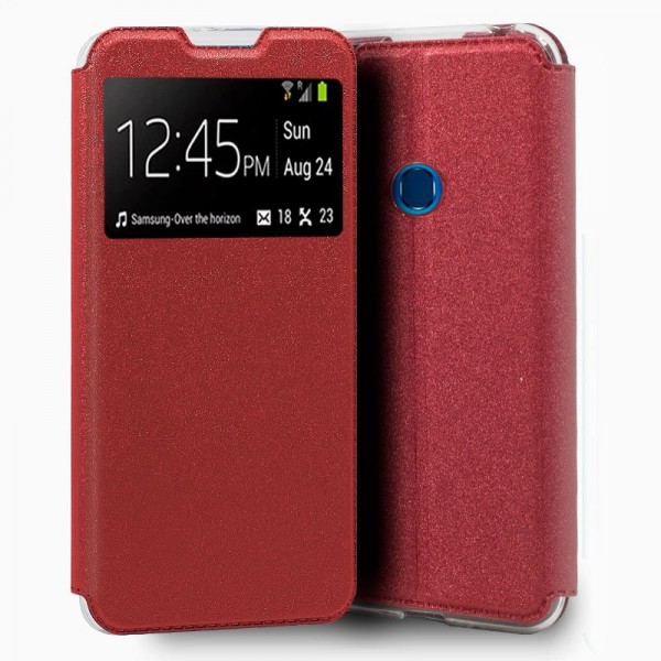 Fundação COOL Capa de Flip para Samsung A207 Galaxy A20s Red Lise D