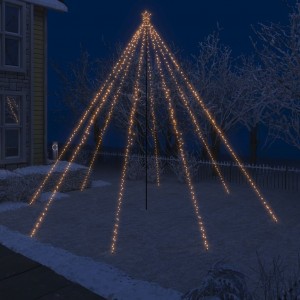 Luces de árbol cascada de Navidad interior exterior 800 LED 5 m D