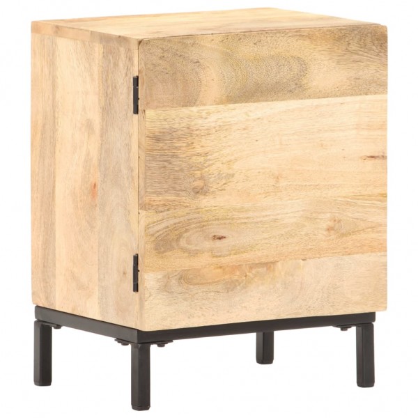 Mesa de noite de madeira maciça de mangue 40x30x51 cm D