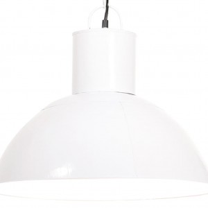 Lâmpada pendente redonda 25 W branco 48 cm E27 D